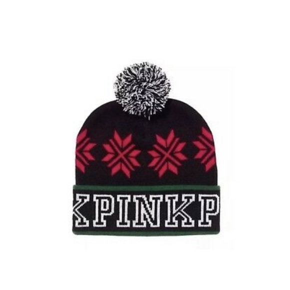 🌟VS Pink Holiday Beanie🌟 - Picture 1 of 3